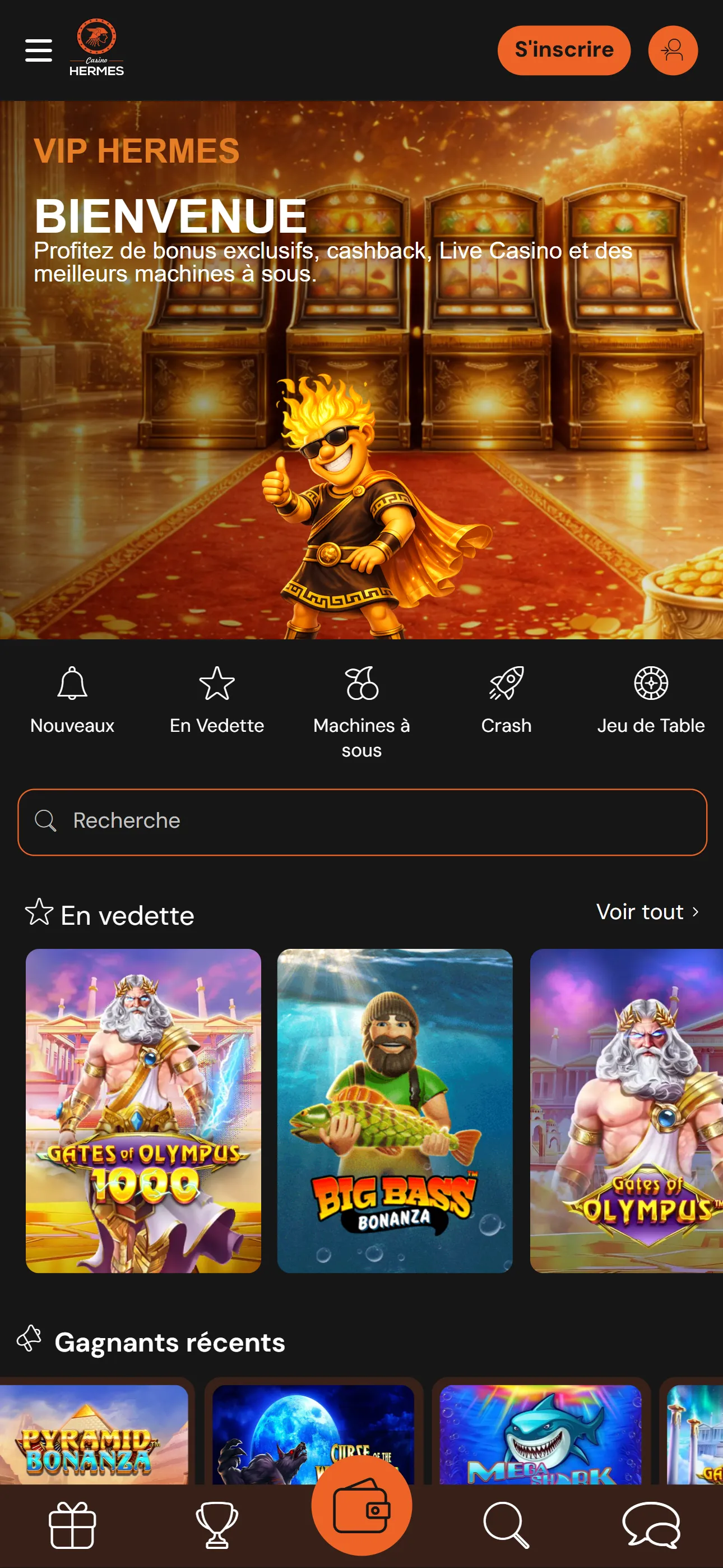 Hermes Casino mobile